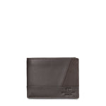 Portafoglio in Vera Pelle Marrone Scuro
