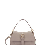 Borsa a Mano in Pelle Ruga Taupe Furla