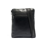 Borsa a Tracolla Uomo in Pelle Vegana Black