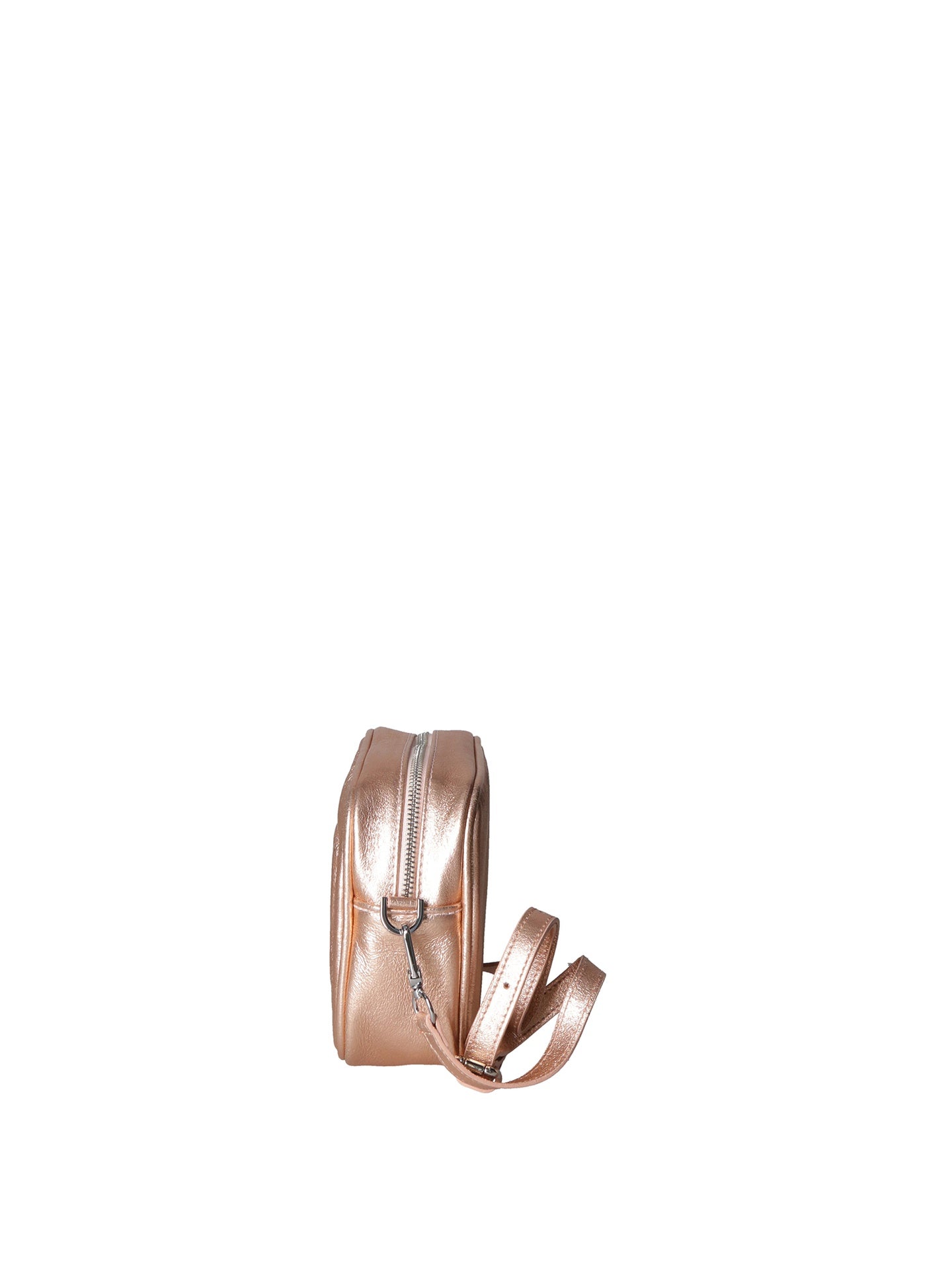 Borsa a Tracolla in Genuine Printed Suede Leather Rosa