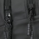 Mochila unisex Astria Prime en poliéster negro.