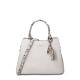 Borsa a Mano in Pelle Vegana Bianco