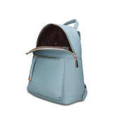 Zaino in Pelle Vegana Azzurro