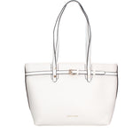Borsa a Spalla in Polyester Bianco Pierre Cardin