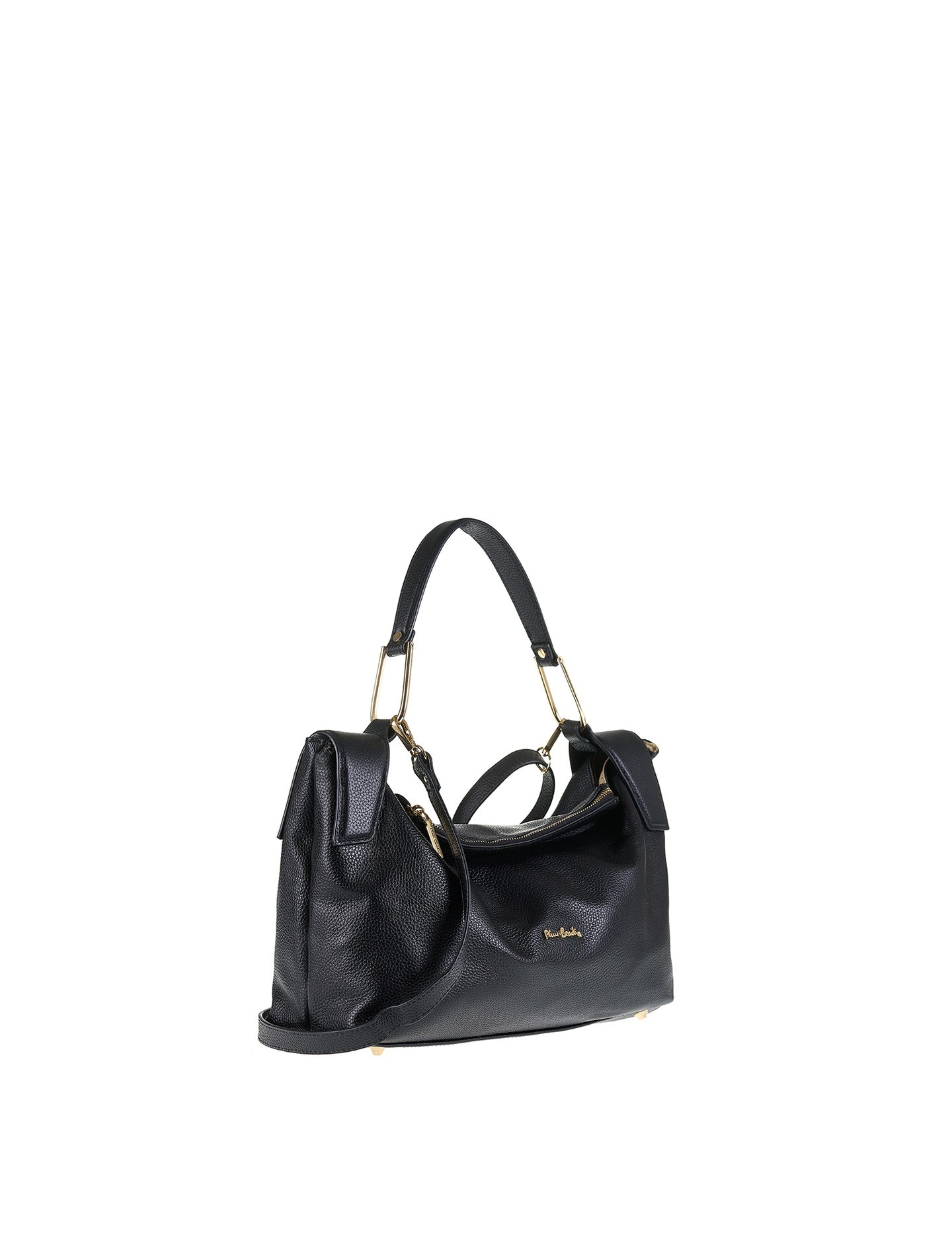 Borsa a Spalla in Vera Pelle Nero