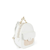 Sac à dos blanc en polyester pour femme