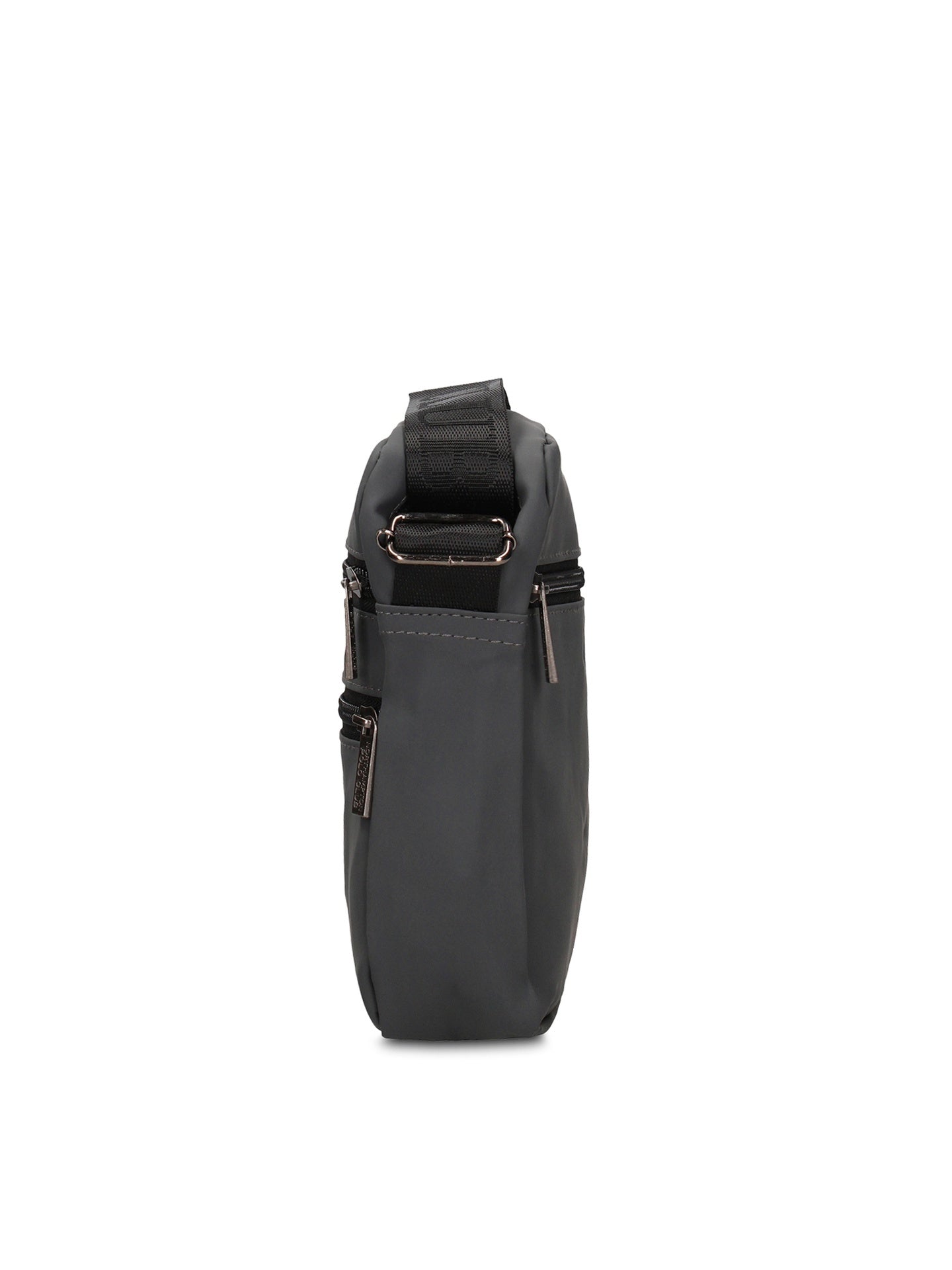 Borsa a Tracolla in 100% Pu Vegan Leather Grigio