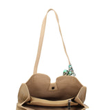 Borsa a Mano in Pelle Vegana Taupe