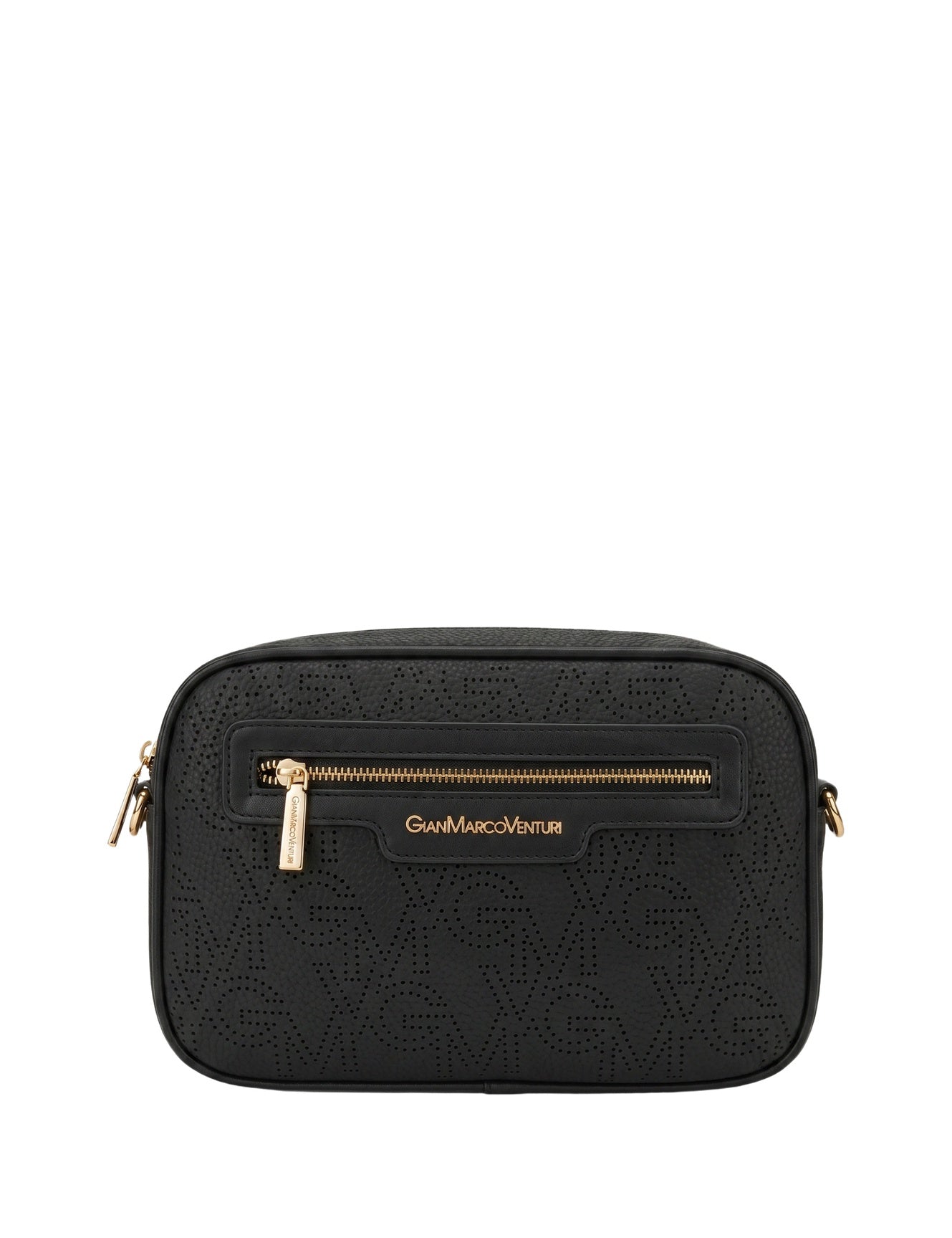 Borsa a tracolla in Pelle Vegana Nero GianMarco Venturi