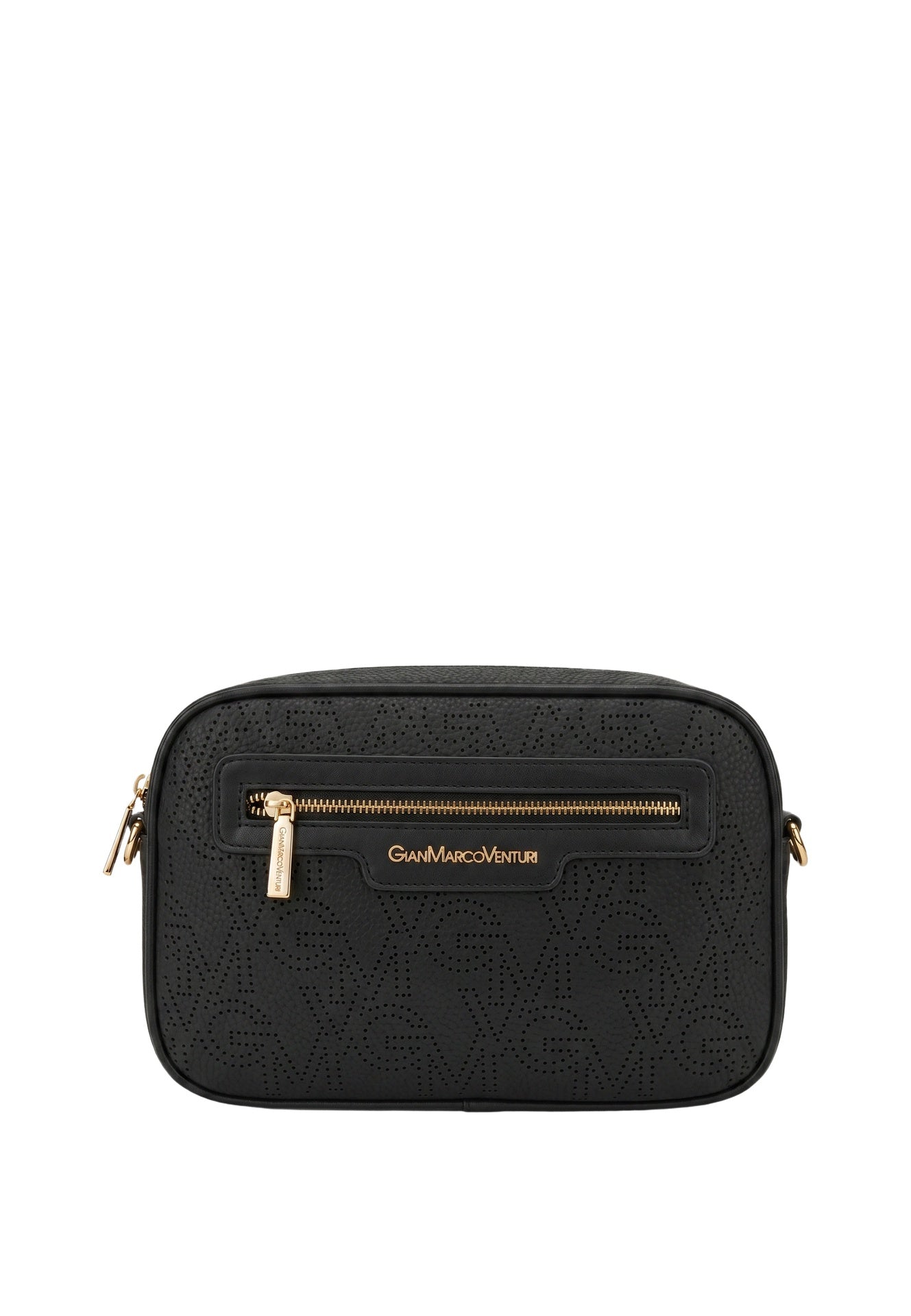 Borsa a tracolla in Pelle Vegana Nero GianMarco Venturi