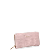 Portafoglio Donna in Pelle Vegana Rosa Antico