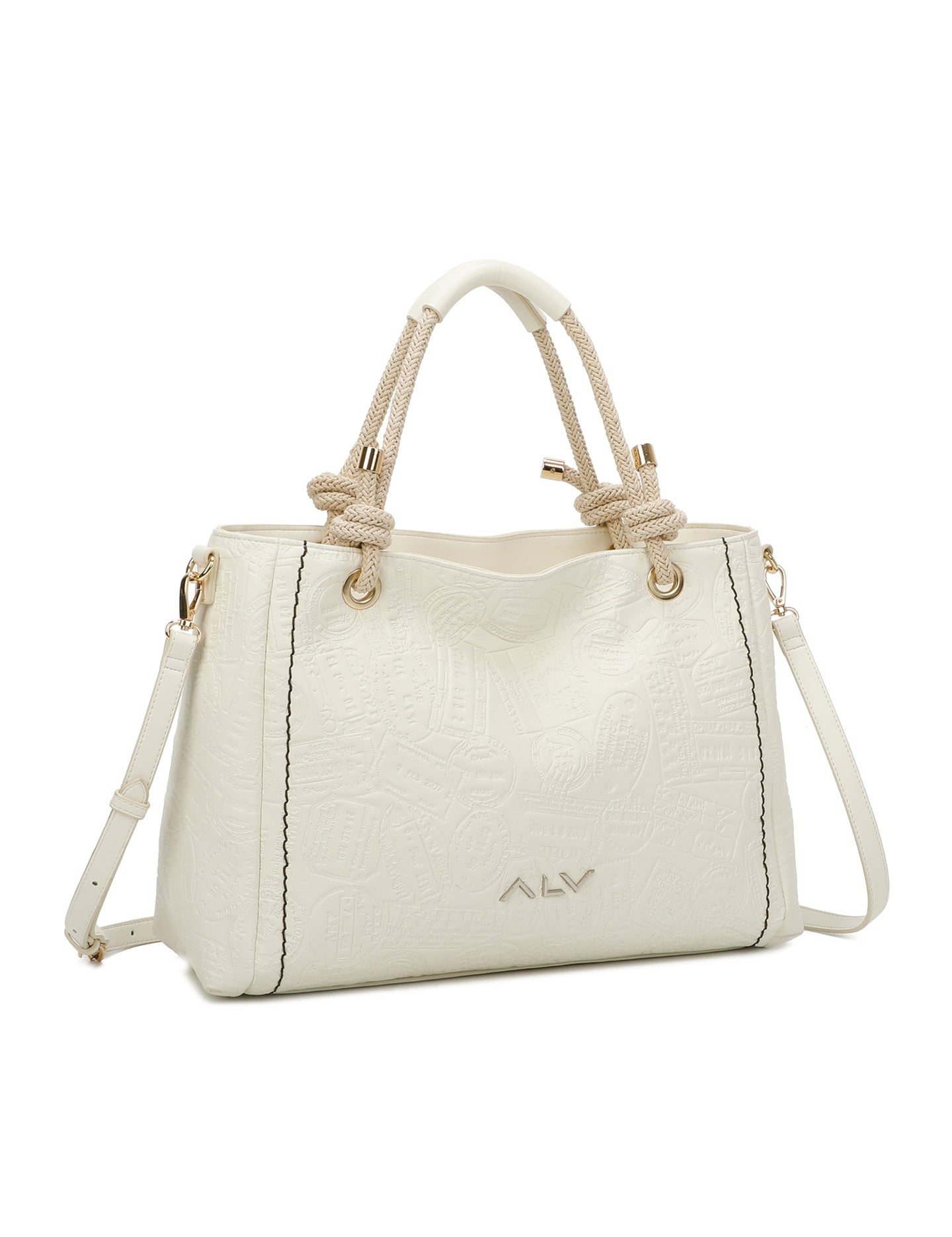 Borsa A Spalla da donna ALV - Bianco