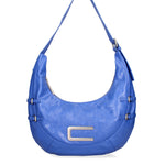 Borsa a spalla CUSTO - Bluette