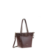 Borsa a Spalla in Vera Pelle Cioccolato