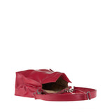 Borsa a Spalla in Vera Pelle Rubino