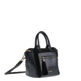 Borsa a Mano in Vera Pelle Nero