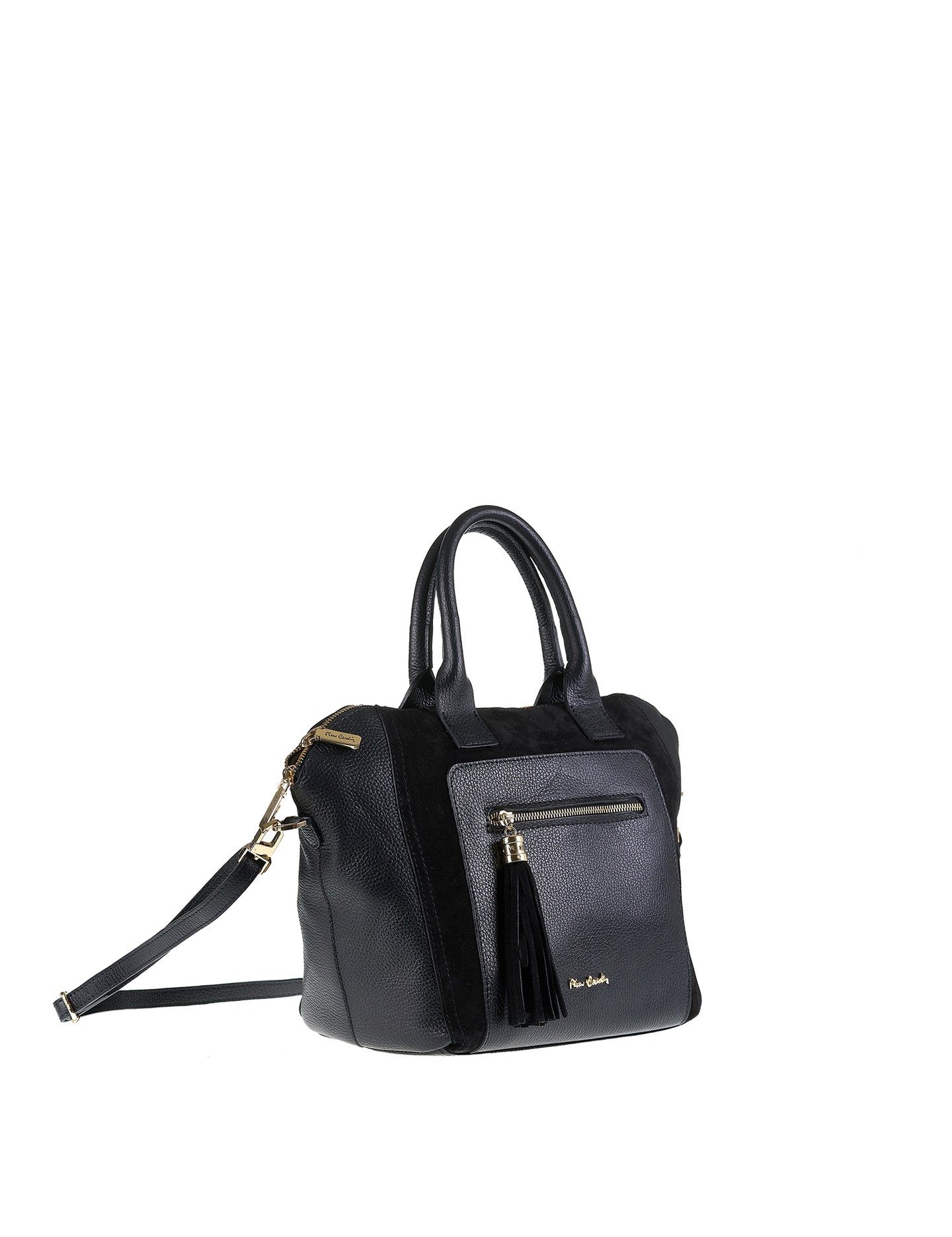Borsa a Mano in Vera Pelle Nero