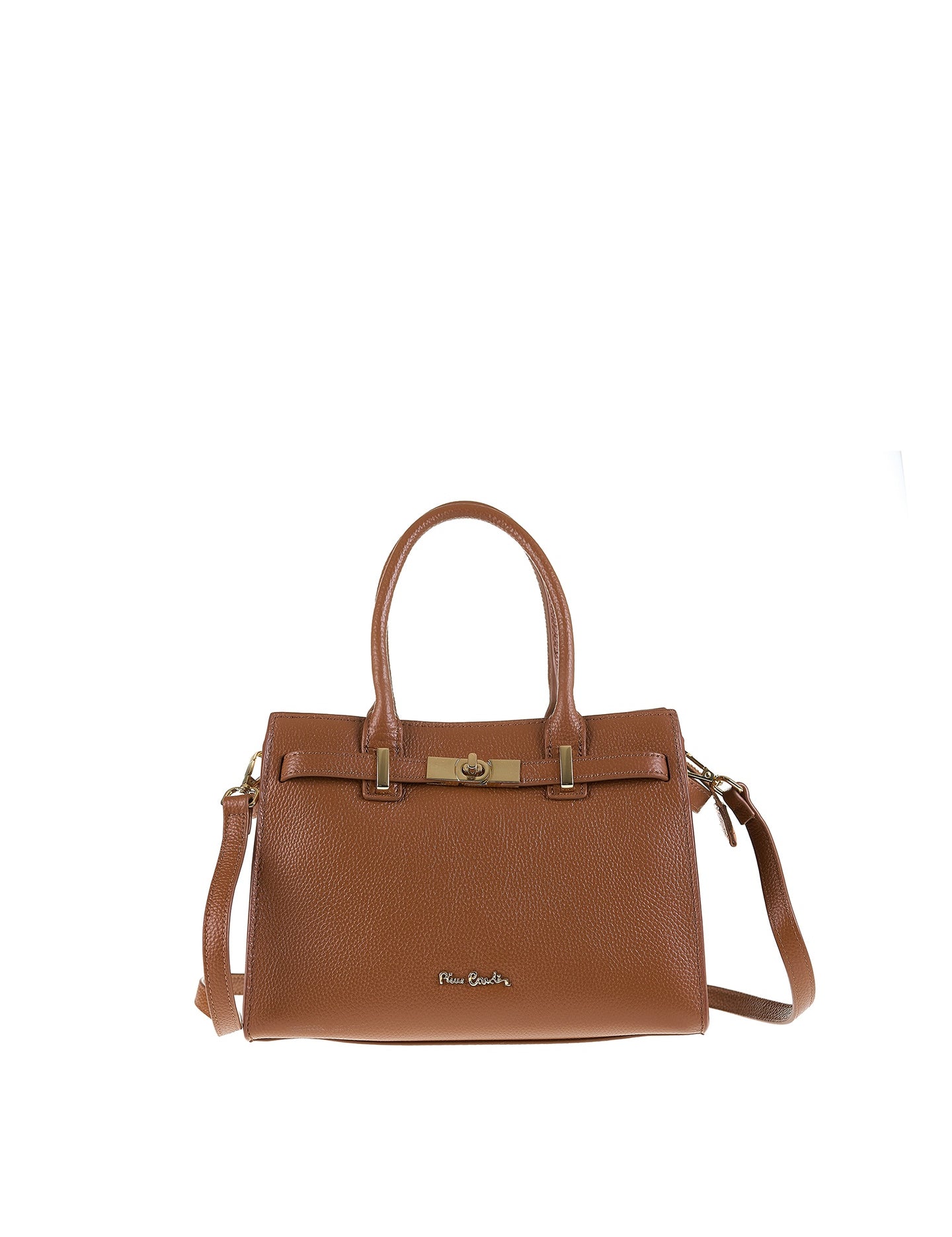 Borsa a Mano in Vera Pelle Cuoio Pierre Cardin