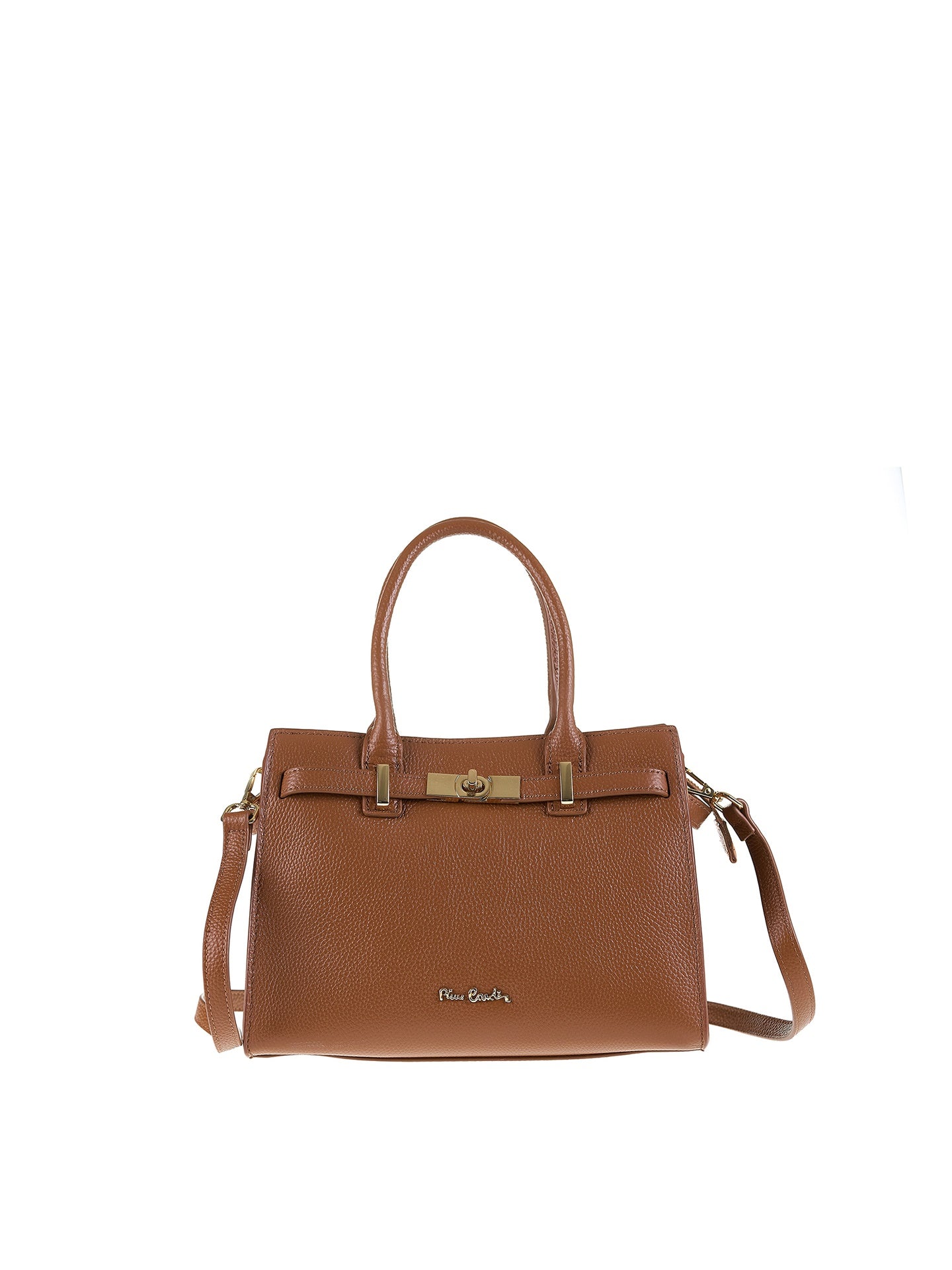 Borsa a Mano in Vera Pelle Cuoio Pierre Cardin