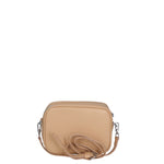 Borsa a Tracolla in Dollaro Leather Sabbia