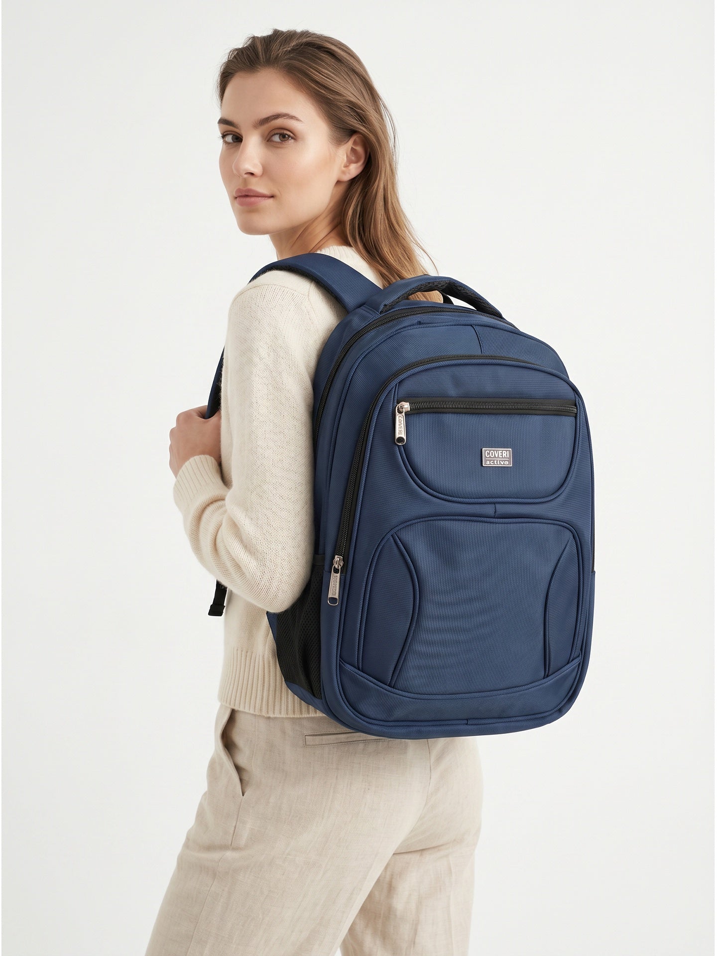 Zaino in Poliestere 100% Blu