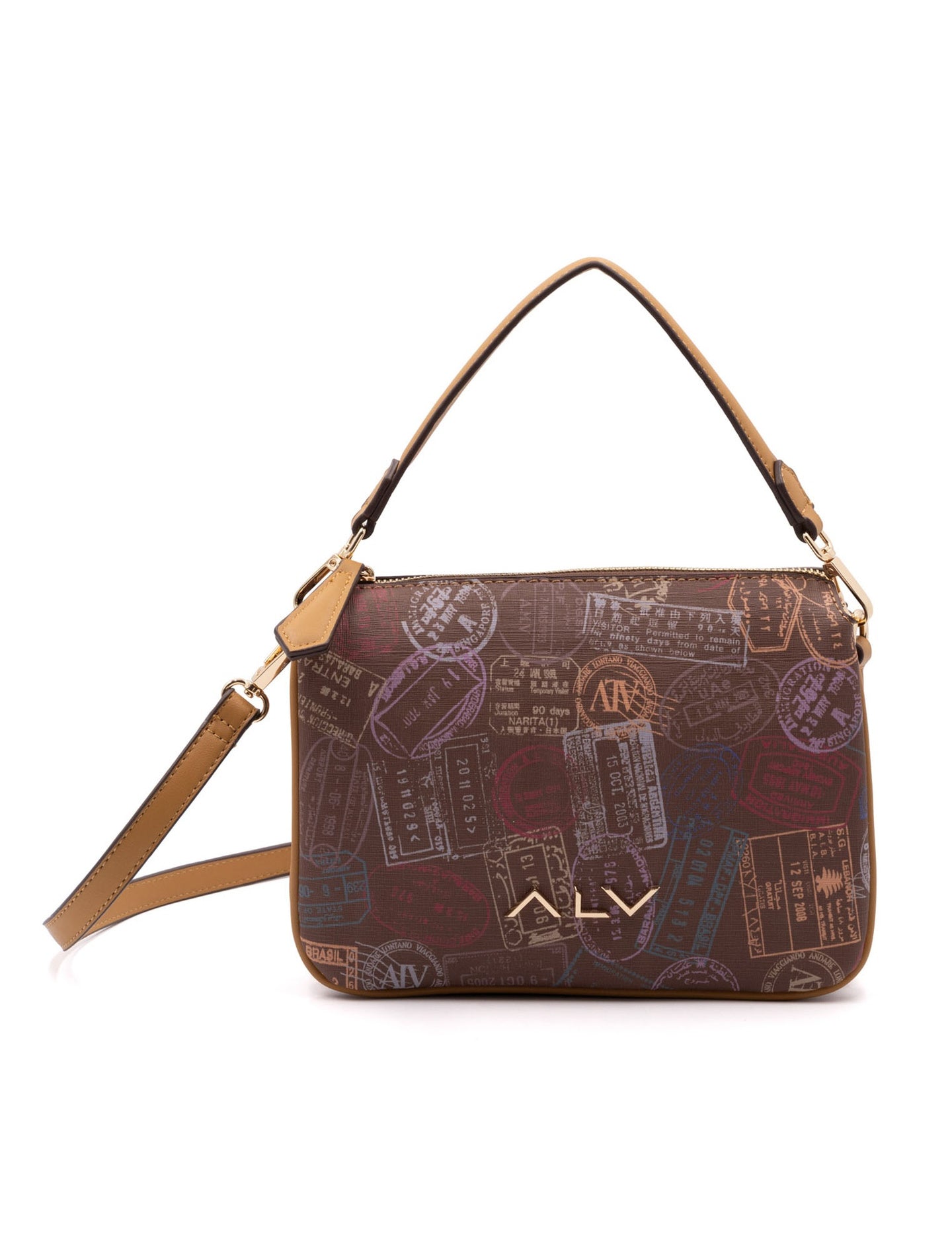 Borsa A Mano da donna ALV - Marrone