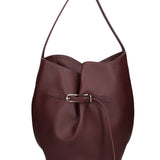 Borsa a Mano in Vera Pelle Bordeaux Chiara Ferretti