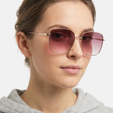 Occhiali da sole in Poliestere Rosa