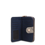 Portafoglio in Pelle Vegana Blu