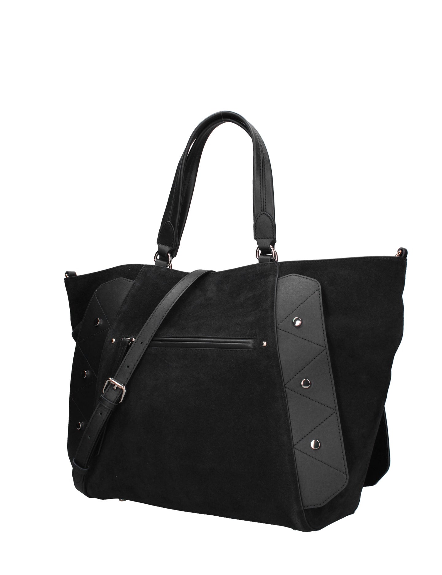 Borsa a Mano in Vera Pelle Nero