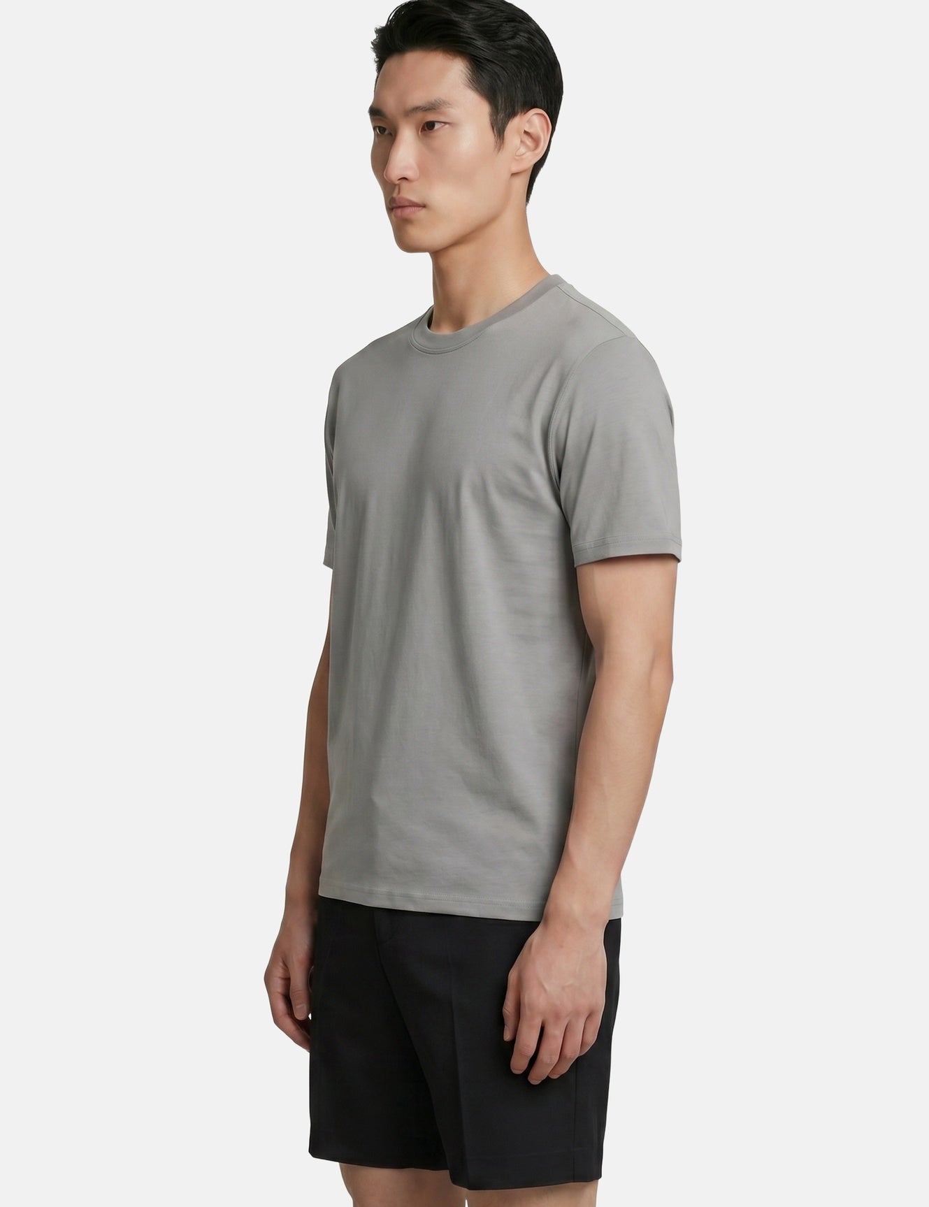 T-shirt in Cotone Grigio