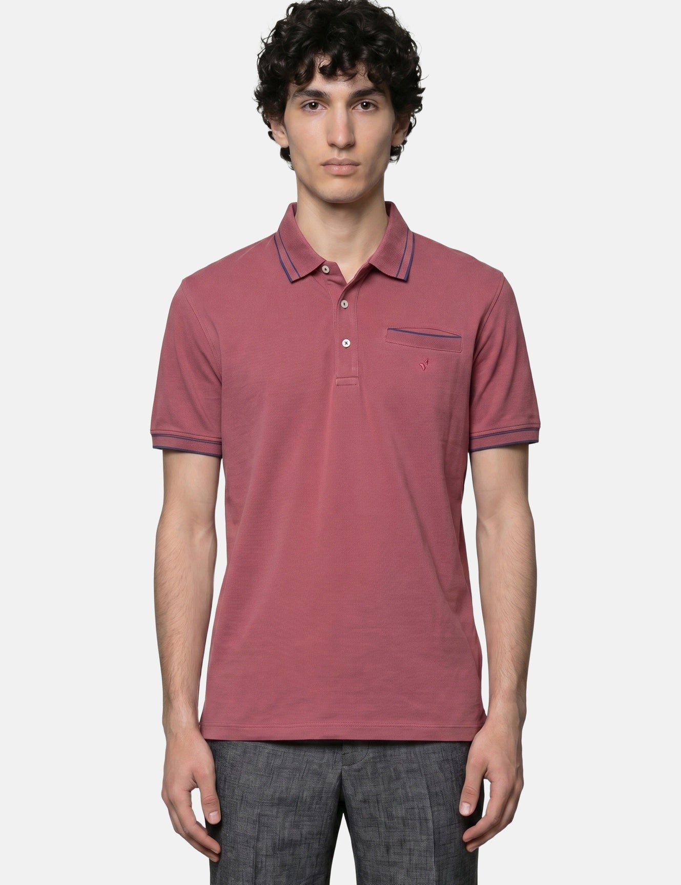 Camicia in Cotone Bordeaux Navigare