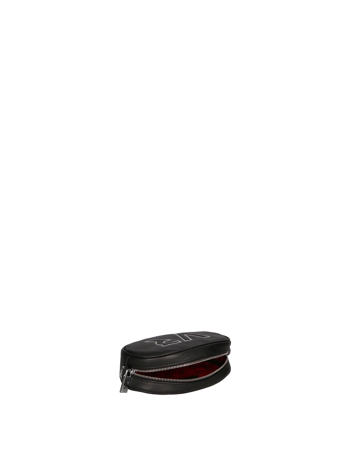 Borsa a Tracolla in Dollaro Leather Nero