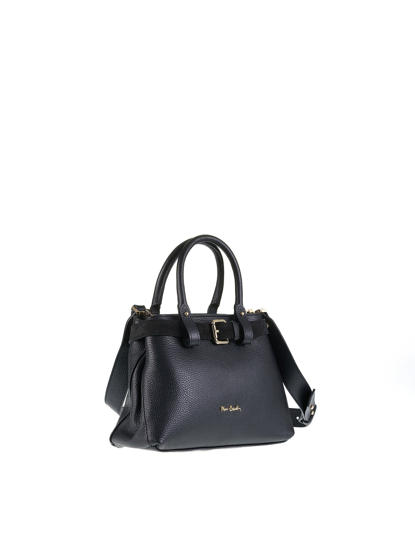 Borsa a Mano in Vera Pelle Nero