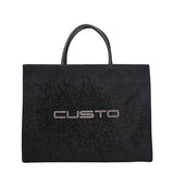 Borsa a spalla CUSTO - Nero