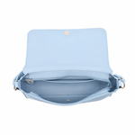 Borsa a Tracolla in Pelle Vegana Blu