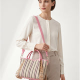 Borsa Shopper in Cotone Rosa