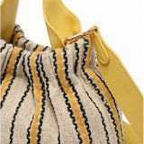 Borsa Shopper in Cotone Giallo