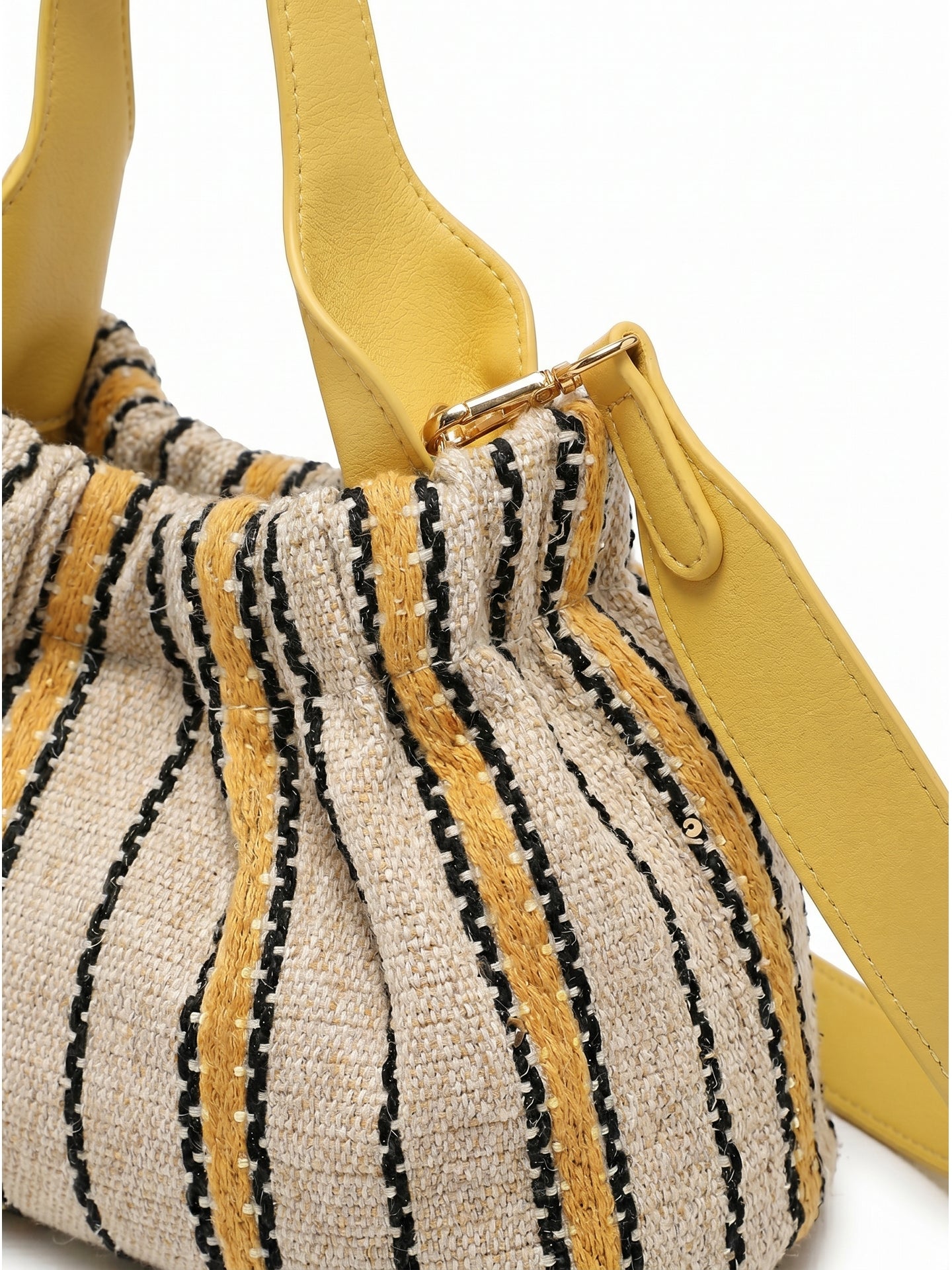 Borsa Shopper in Cotone Giallo