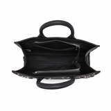Borsa Shopper in Pelle Vegana Nero