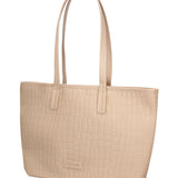 Borsa a Spalla in Pelle Vegana Beige