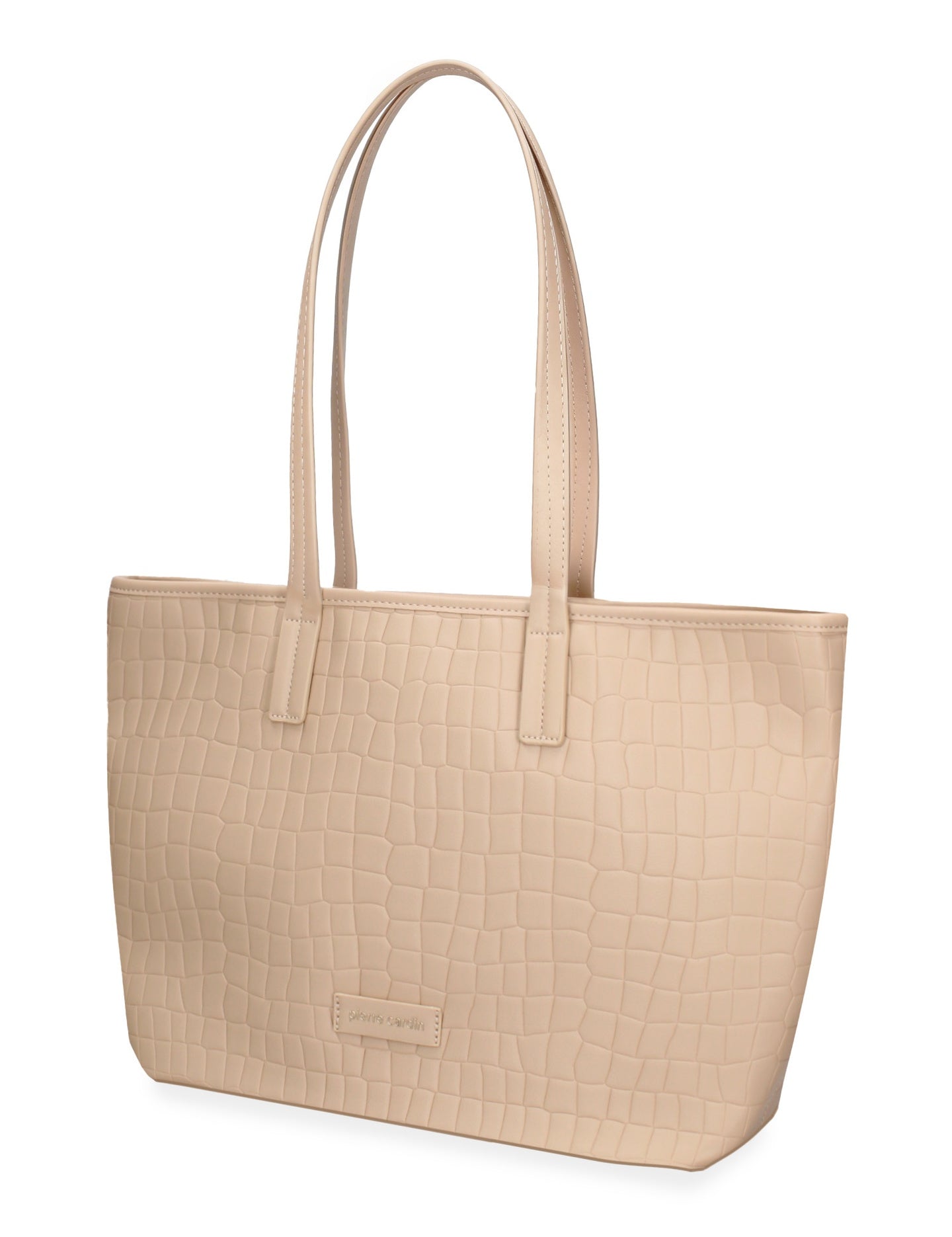 Borsa a Spalla in Pelle Vegana Beige