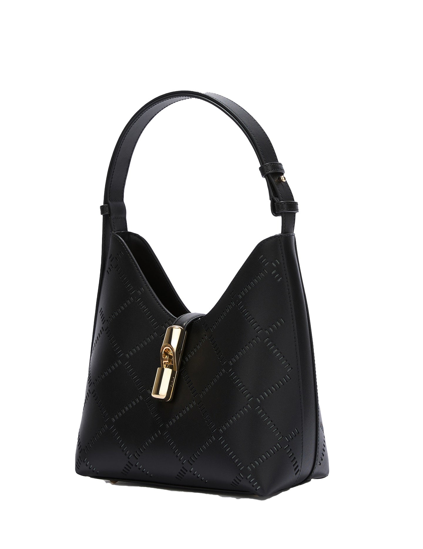 Black Genuine Leather Shoulder Bag