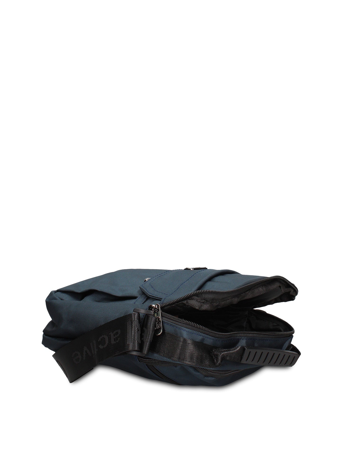 Borsa a Tracolla in 100% Pu Vegan Leather Blu