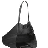 Borsa a Mano in 100% Cow Leather Nero