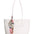 Borsa Shopper in Pelle Vegana Bianco Pierre Cardin