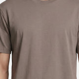 T-shirt in Cotone Mud
