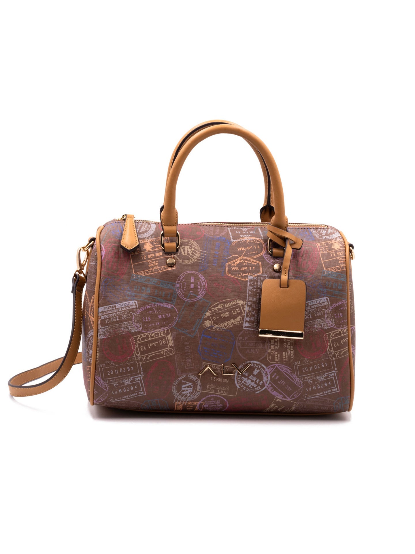 Borsa A Bauletto da donna ALV - Marrone