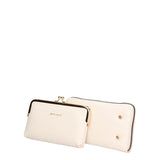 Portafoglio Donna in Pelle Vegana Beige