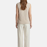 Vestito in Poliestere Beige